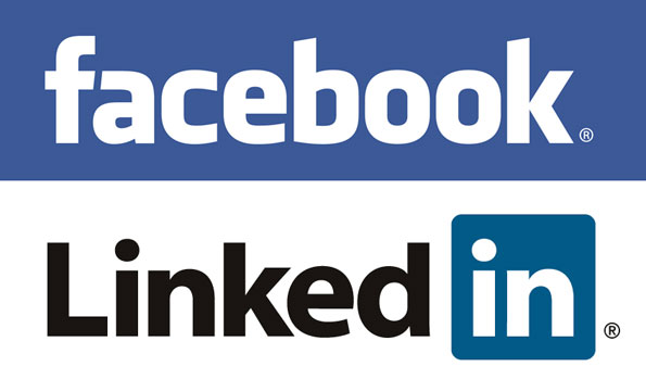 Facebook and LinkedIn