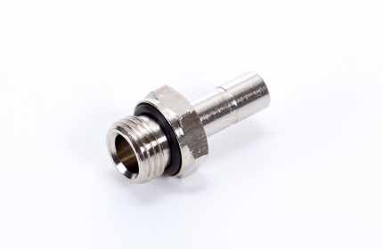 Adapter for female thread to push-in fitting - entirely metal